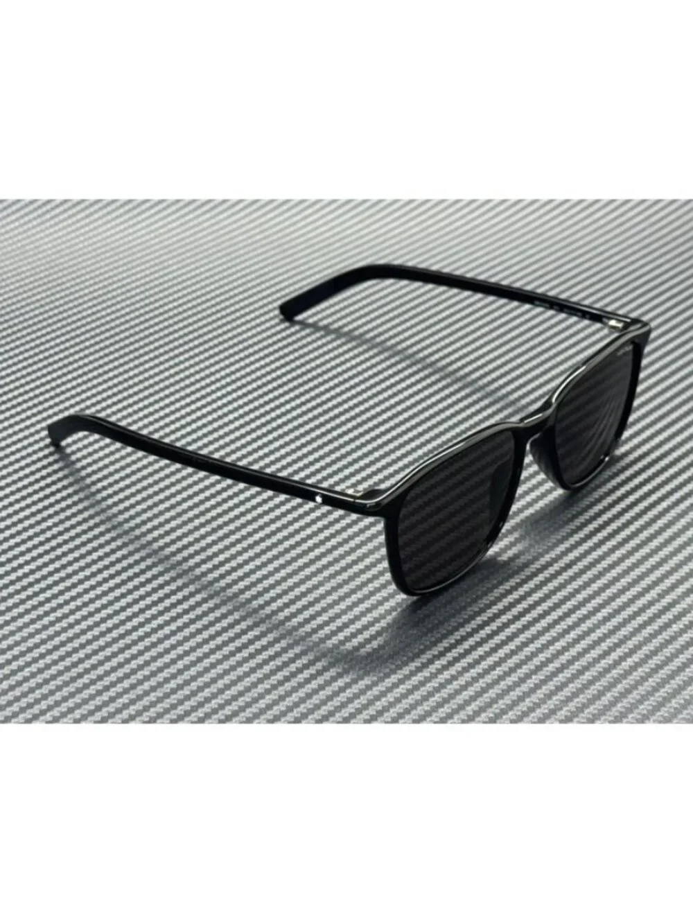 New Montblanc Men Black Sunglasses 53-17-145